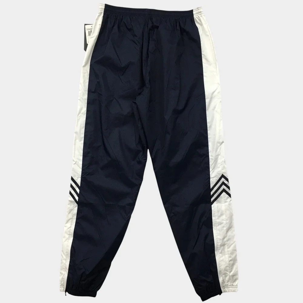 New Adidas Mens Vintage Y2K Training Track Pants Navy White Size XL‎ Lined